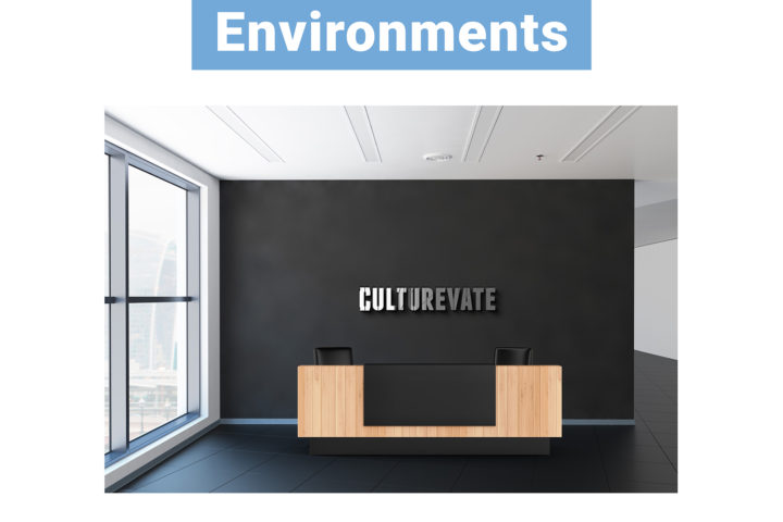 Brand Identity Environments Section