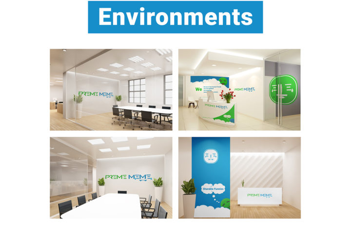 Brand Identity Environments Section