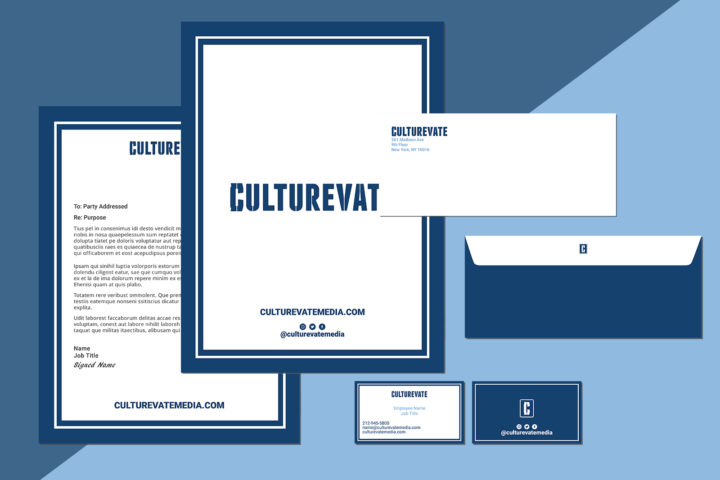 Culturevate Brand Stationery