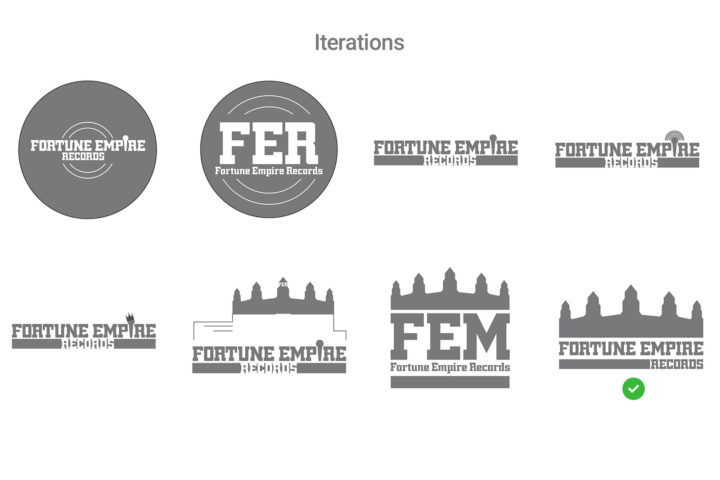 Fortune Empire Records Lockup Iterations