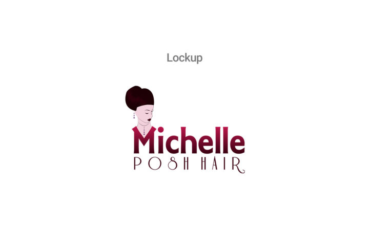 Michelle Posh Hair Logo Presentation_Lockup 2