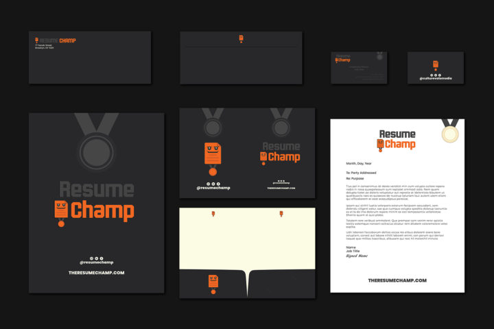 Resume Champ Brand Stationery 2