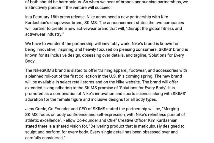 Nike Partners With SKIMS_Article Copy_Portfolio_Page_1